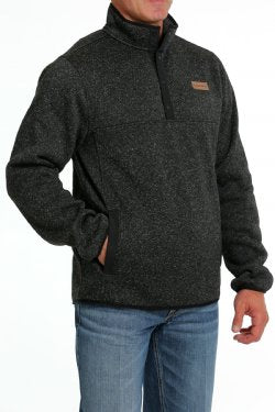 Cinch Mens Charcoal Pullover Sweater