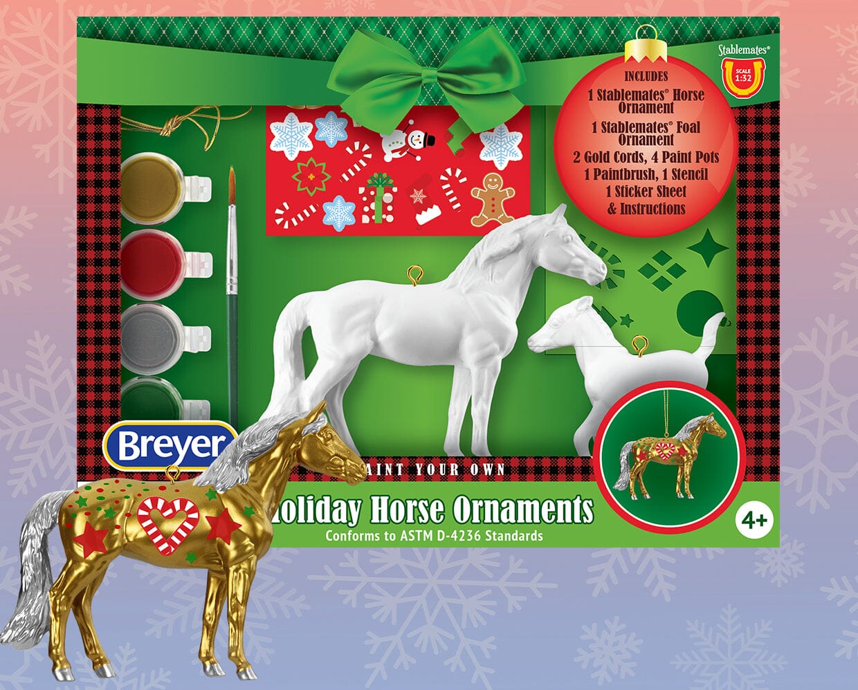 Breyer Activity 2023 Paint Your Horse Ornament Craft Kit