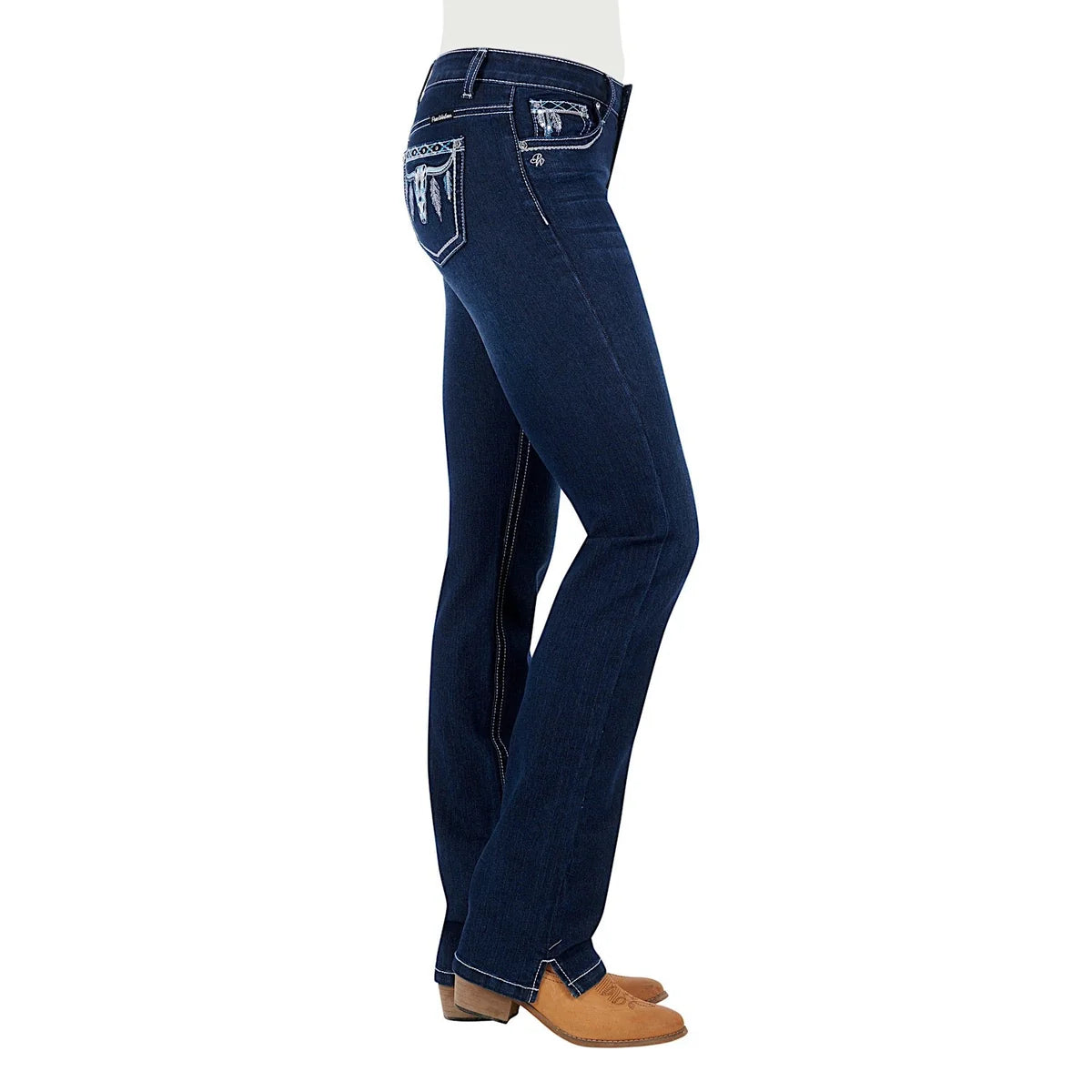 Pure Western Wmn Raina Straight Leg Jean