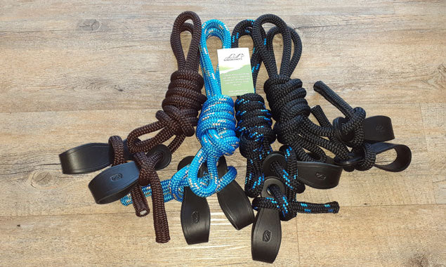 Nungar Knots Reins 3m with Slobber Straps 12mm Yatching Rope