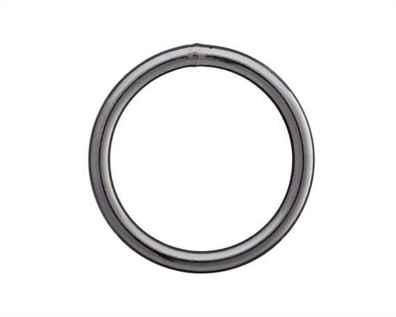 Nickle Plate 38mm Internal Dimension 3.5mm Diameter Wire Ring