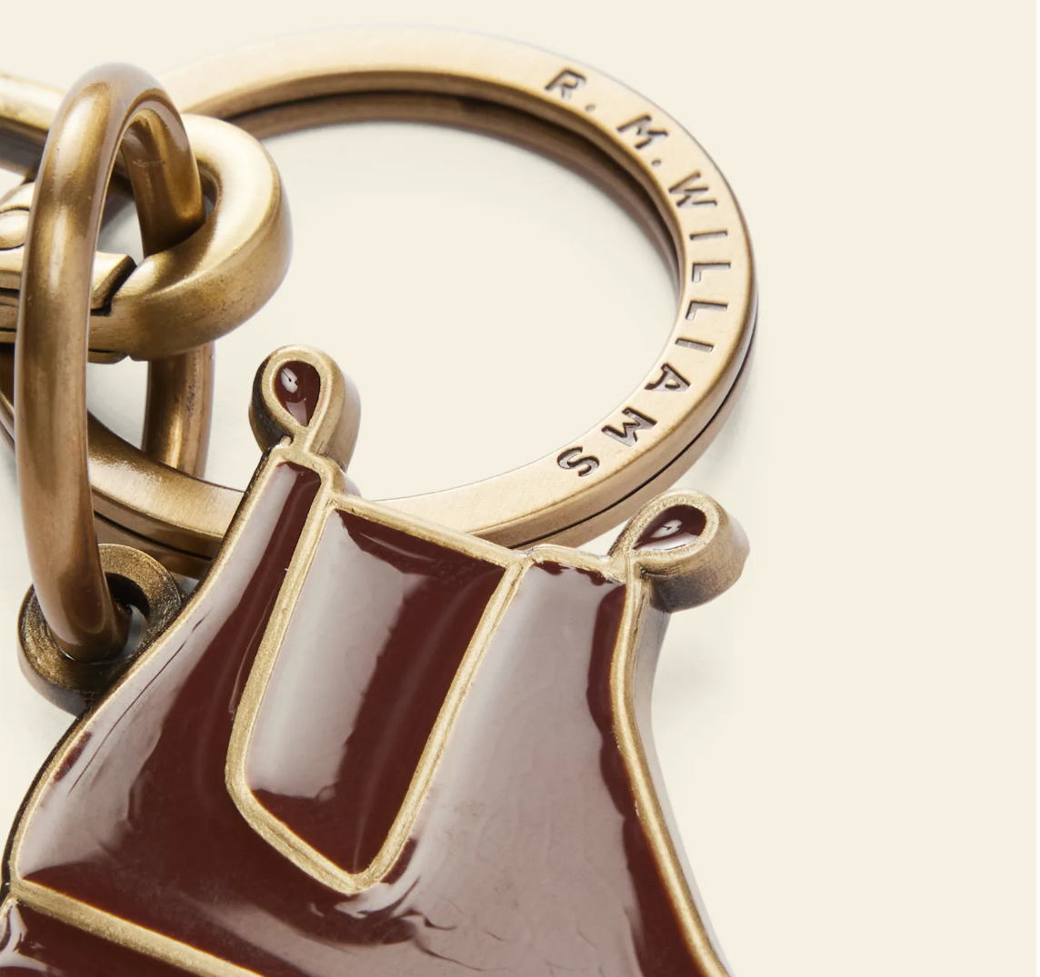 RM Williams Boot Enamel Keyring