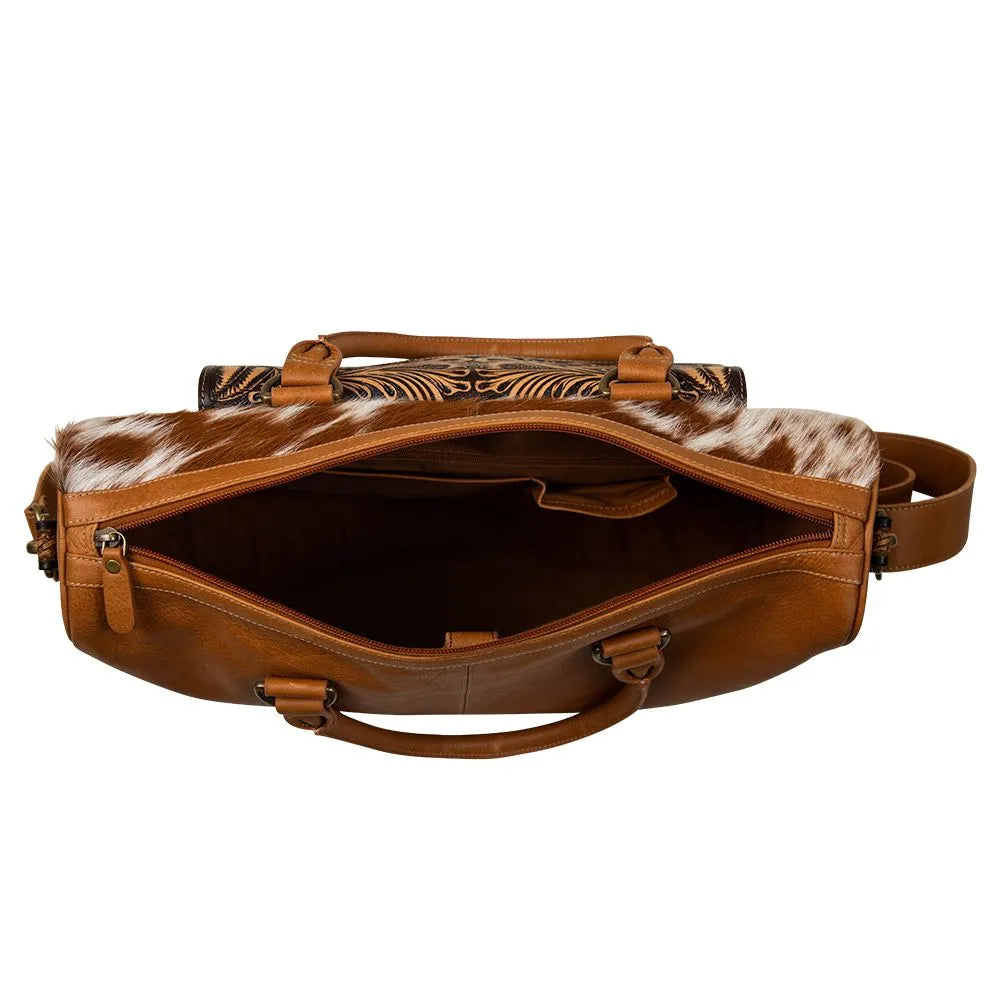 Rio Hand Tooled Satchel Laptop Bag