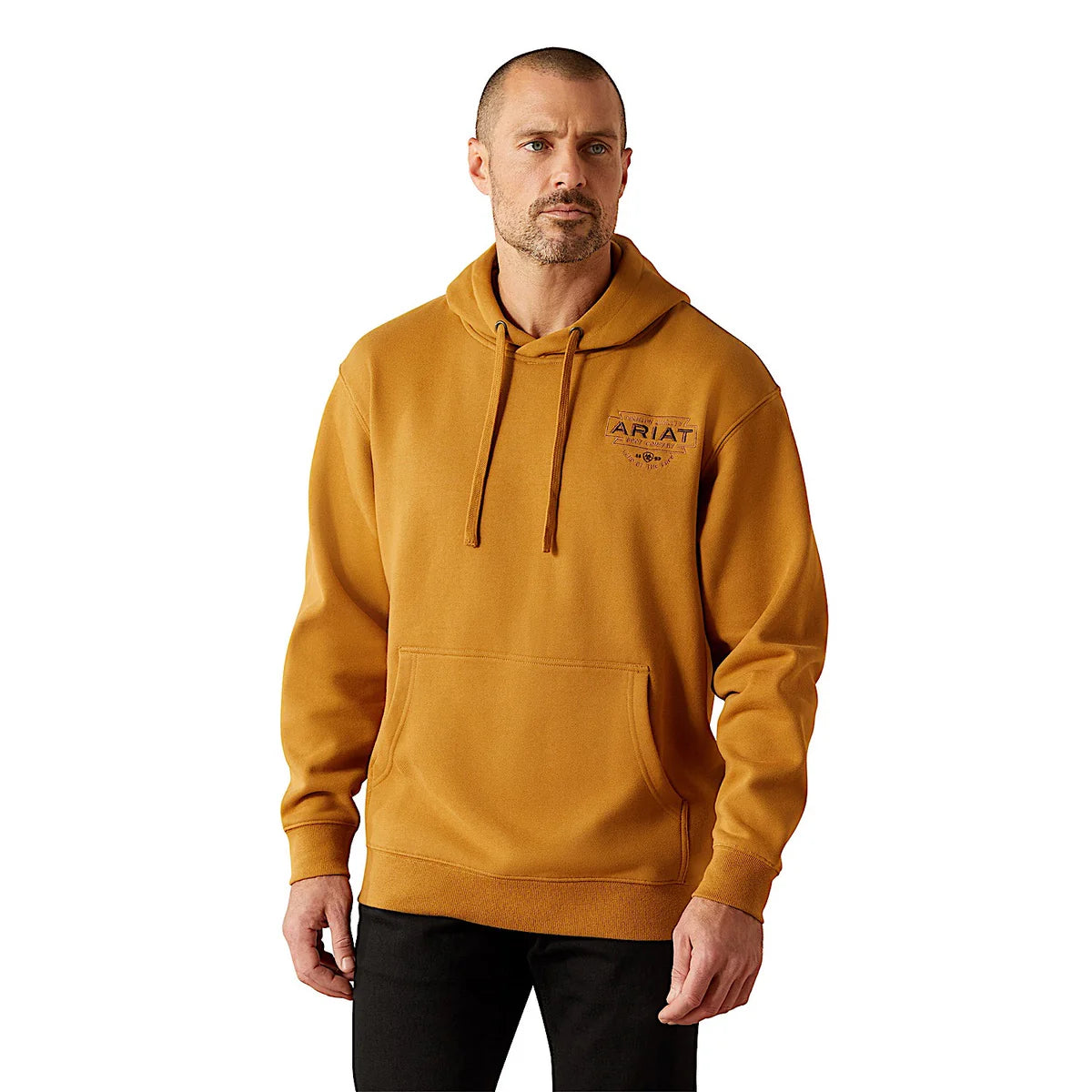 Ariat Mns Southwest Simple Bucket Hoodie Bone Brown - Winter 26