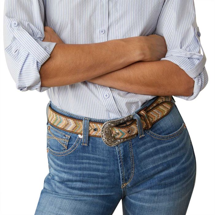 Ariat Wms Venntek LS Shirt Classic Blue Stripe - EOFY Sale