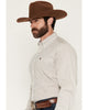 Cinch Mens Striped Long Sleeve Button Down Stretch Western Shirt