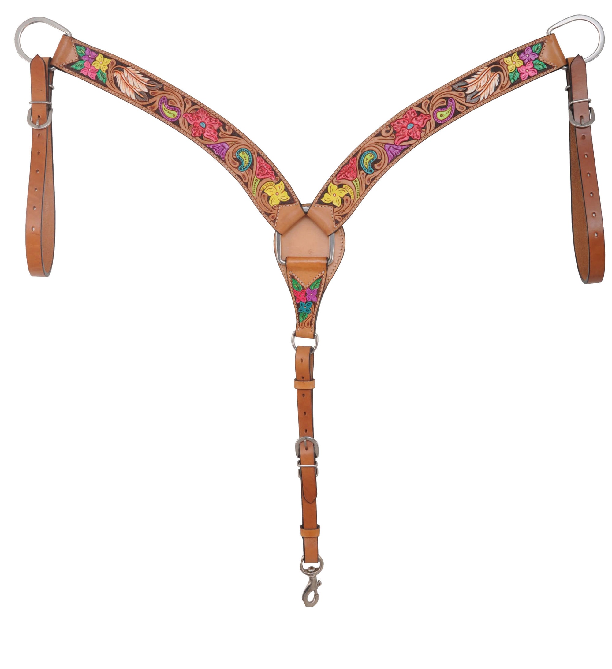 Rafter T Ranch Breastplate Flower Tooling