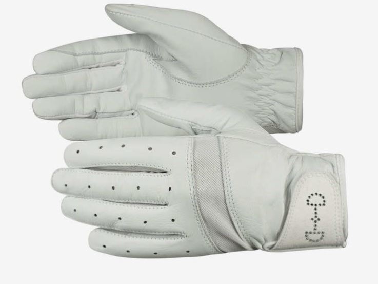 Horze Ladies Leather Mesh Gloves