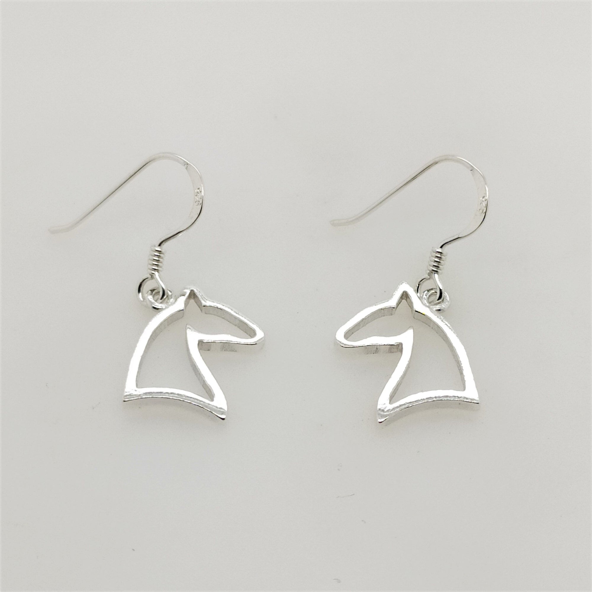 Earrings S/S C/Out Horse Head