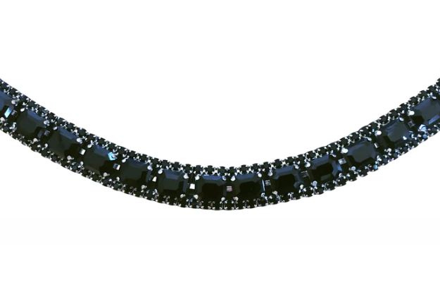 Lumiere Onyx Crystal Browband