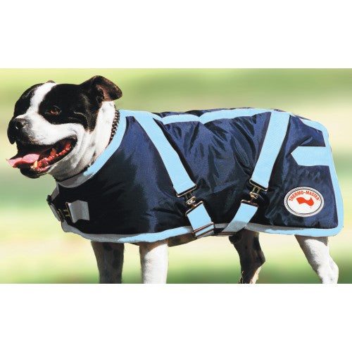 Thermo Master Supreme Dog Coat Navy/Baby Blue