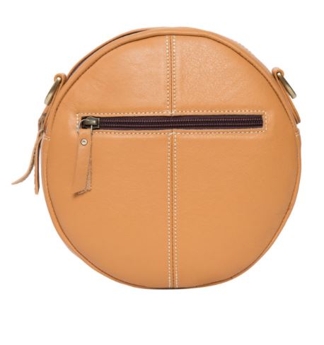 Jamaica Tooling Leather Round Cowhide Bag