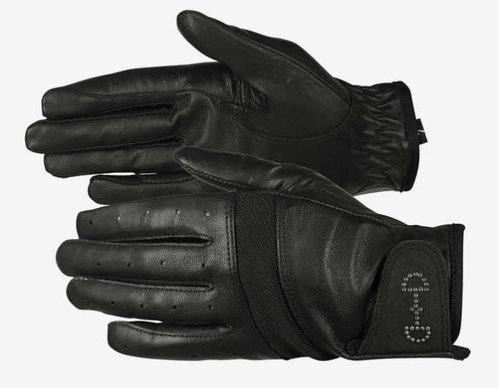 Horze Ladies Leather Mesh Gloves