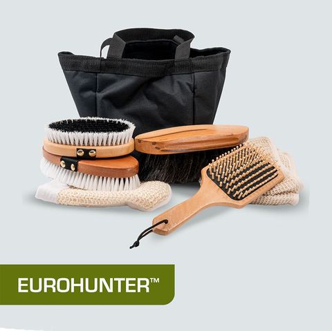 Eurohunter Wooden Grooming Tools and Tote