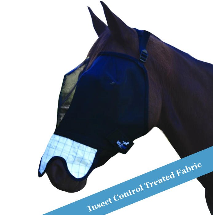 Wild Horse Fly Veil With Ripstop Nose
