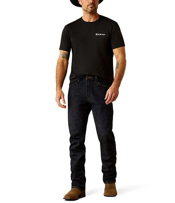 Ariat Mns Rugged American Shield SS Tee Black