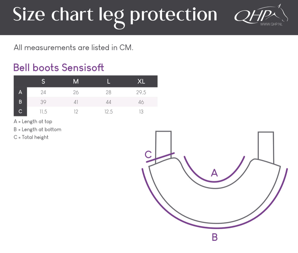 QHP Bell Boots Sensisoft