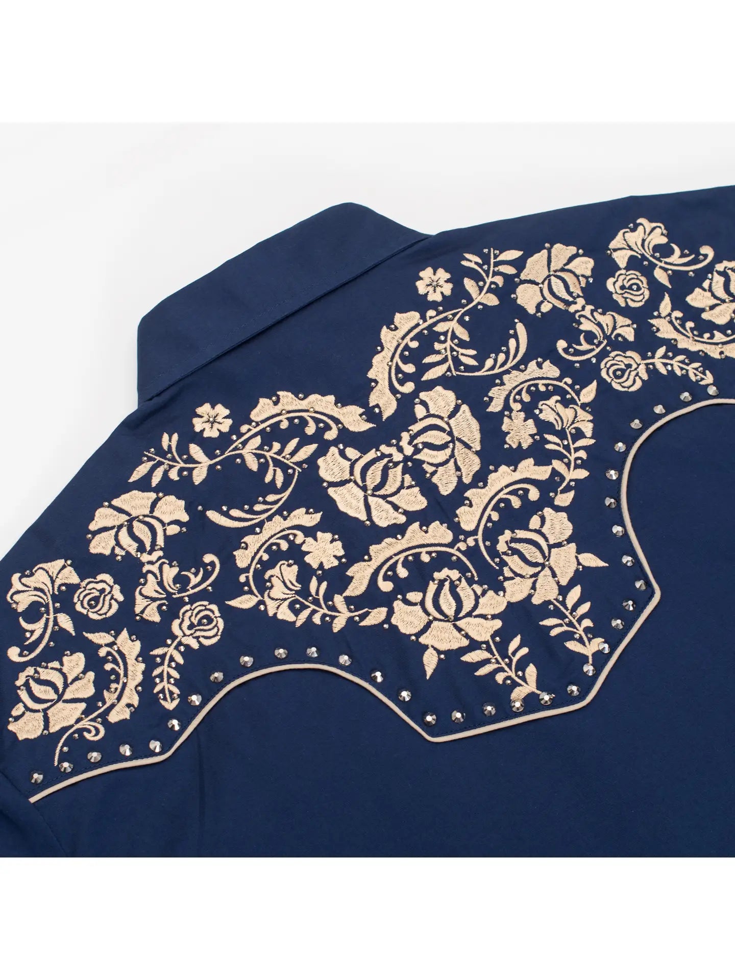 Mens Western Cowboy Embroidery Cowboy Outfit Shirts