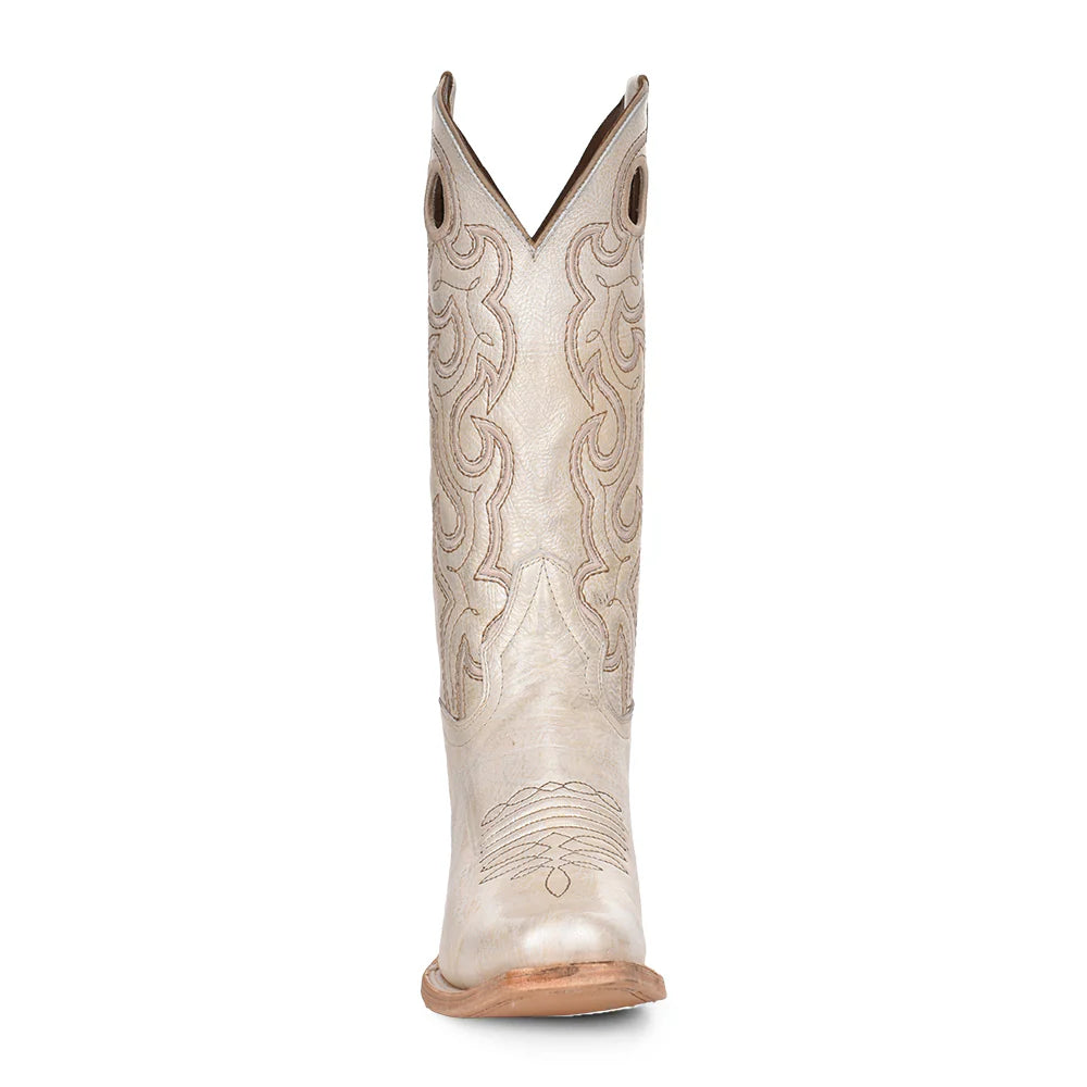 Circle G Wmns Cutout Embroidery Square Toe