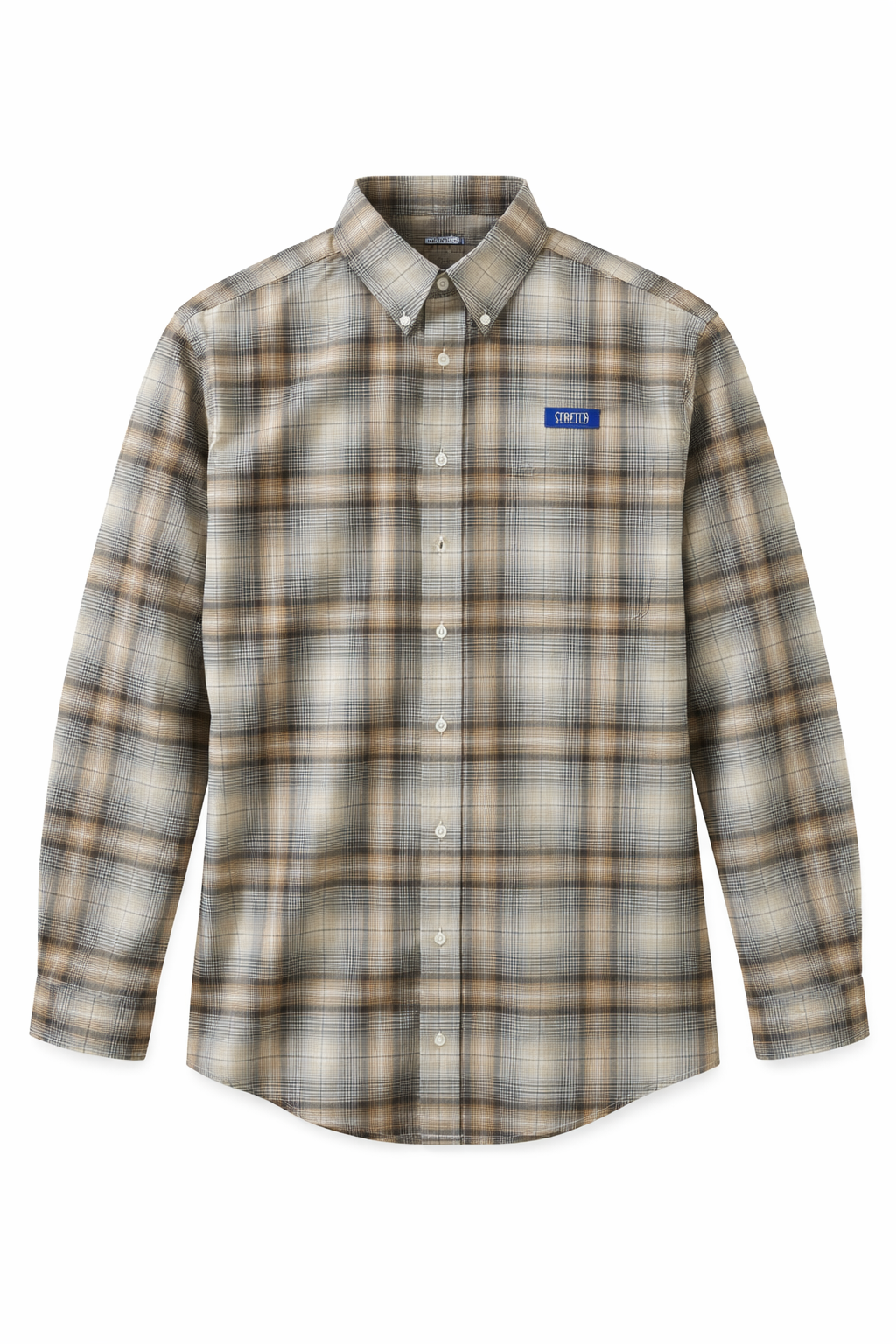 Panhandle Slim Mens Plaid Print Long Sleeve Button Down Western Shirt