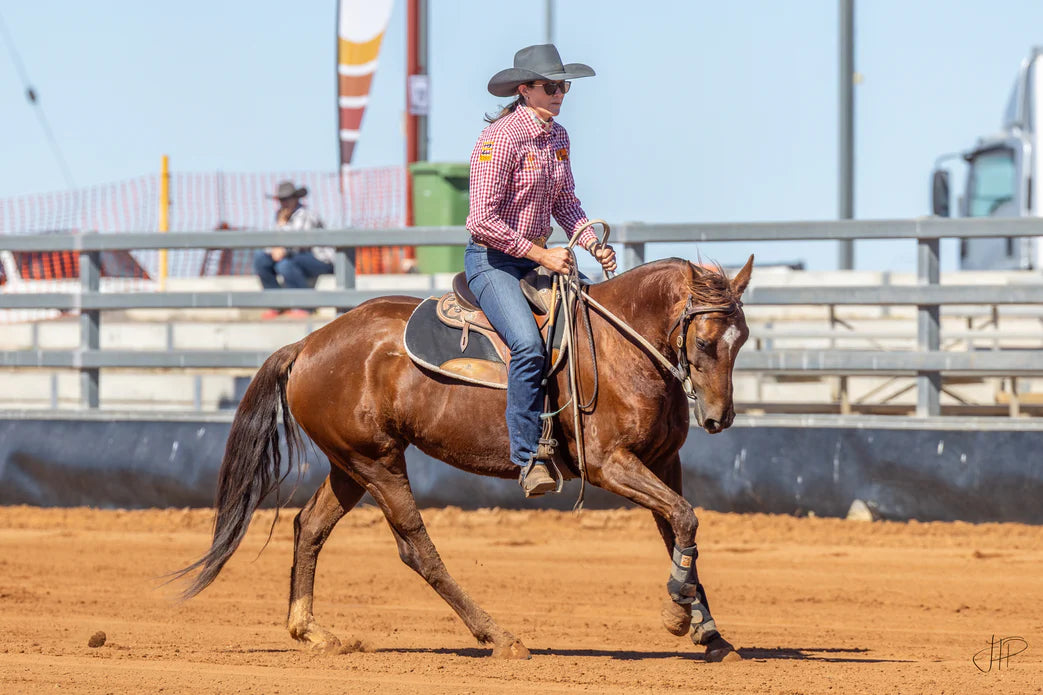 Toprail The Emma Webb Contoured Oval  | Horse Supplies - Western Pads | Saddleworld Ipswich