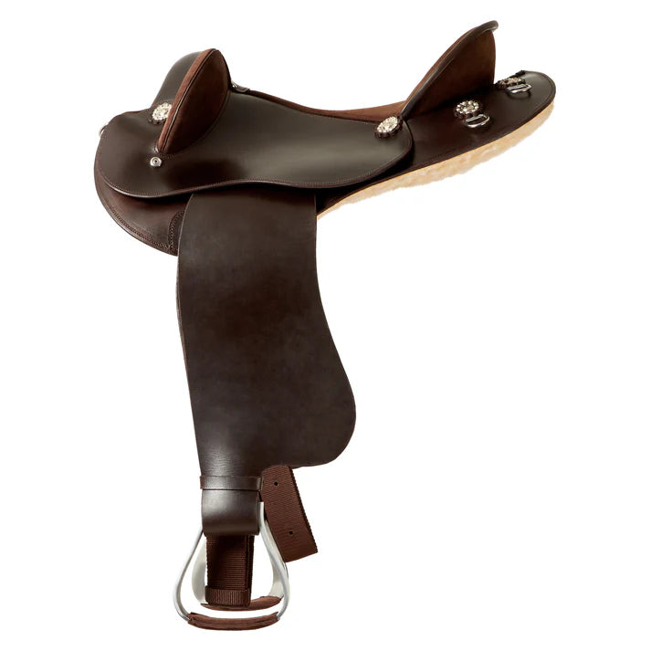 Syd Hill Premium Half Breed Leather Stock Saddle Non Adjustable Tree