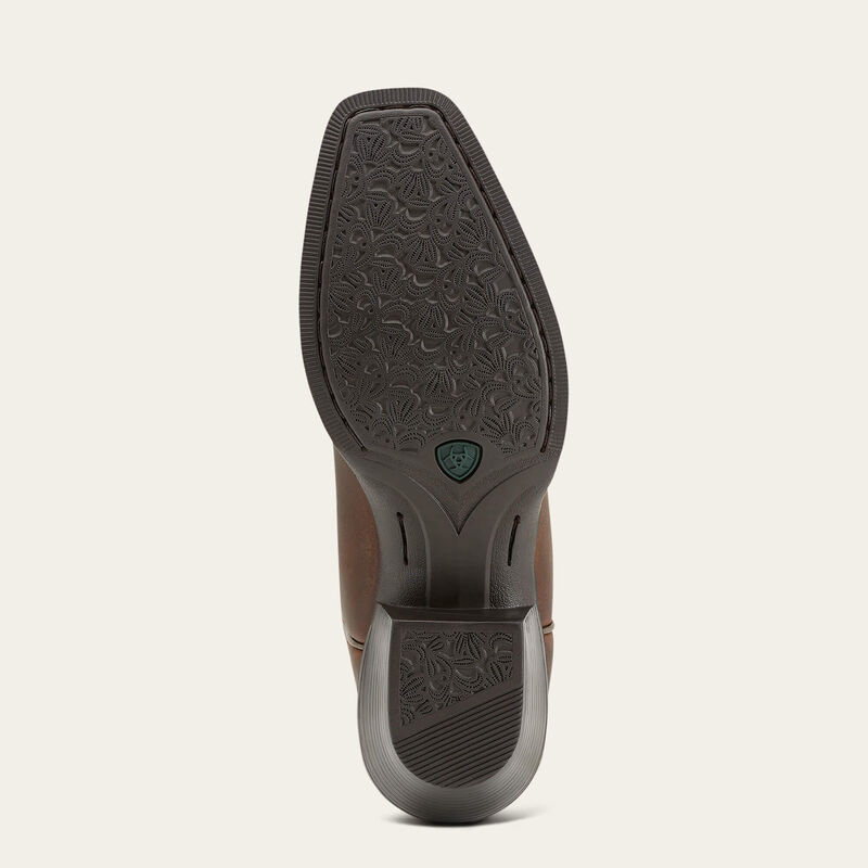 Ariat Wms Round Up Square Toe Powder Brown - EOFY Sale