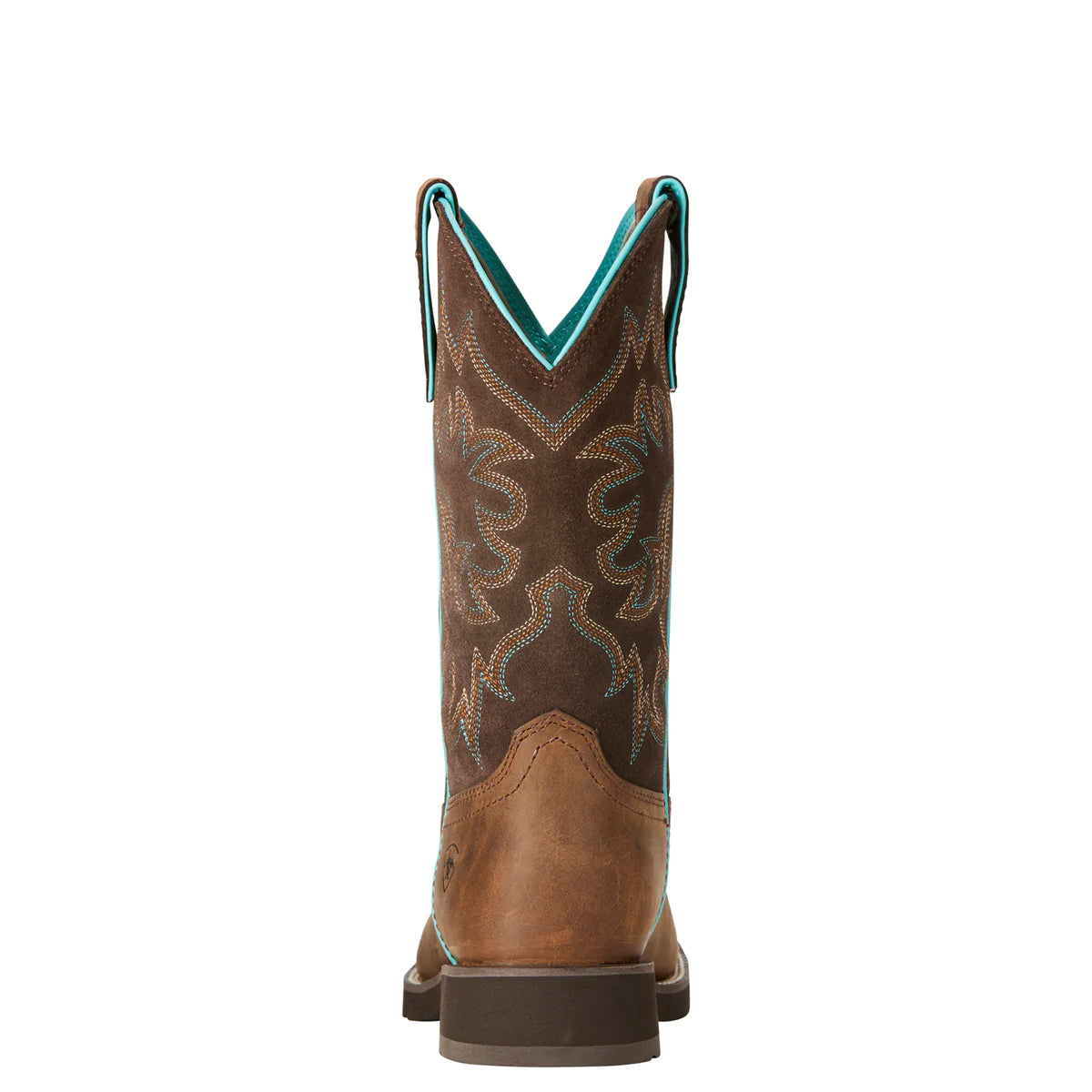 Ariat Wms Delilah Round Toe Distressed Brown/Fudge Brown - Black Friday Sales