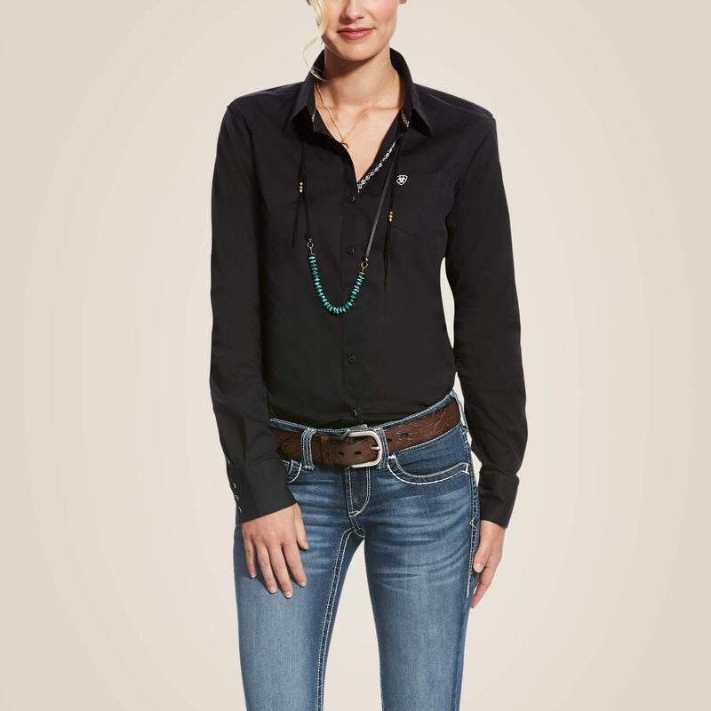 Ariat Wms Kirby Stretch Shirt Black