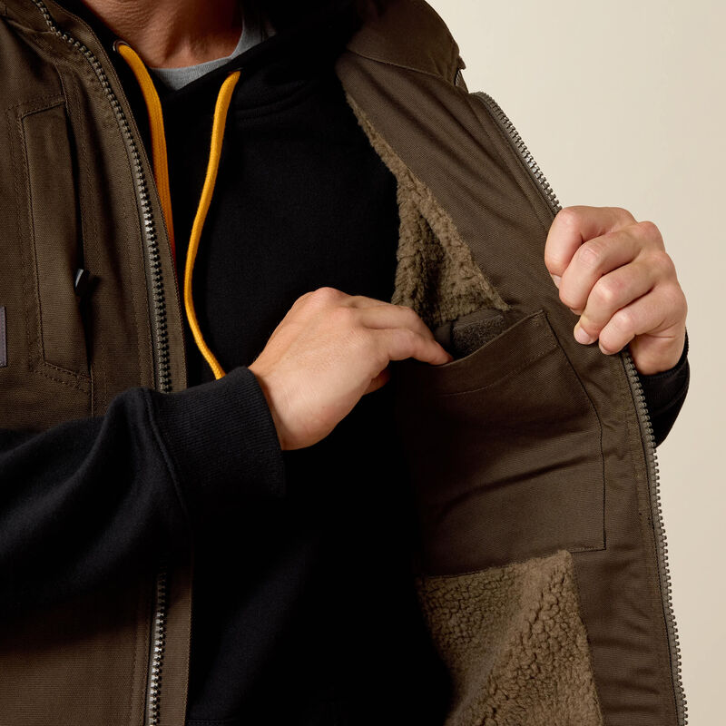 Ariat Mns Rebar Duracanvas Vest Wren - Winter Clearance