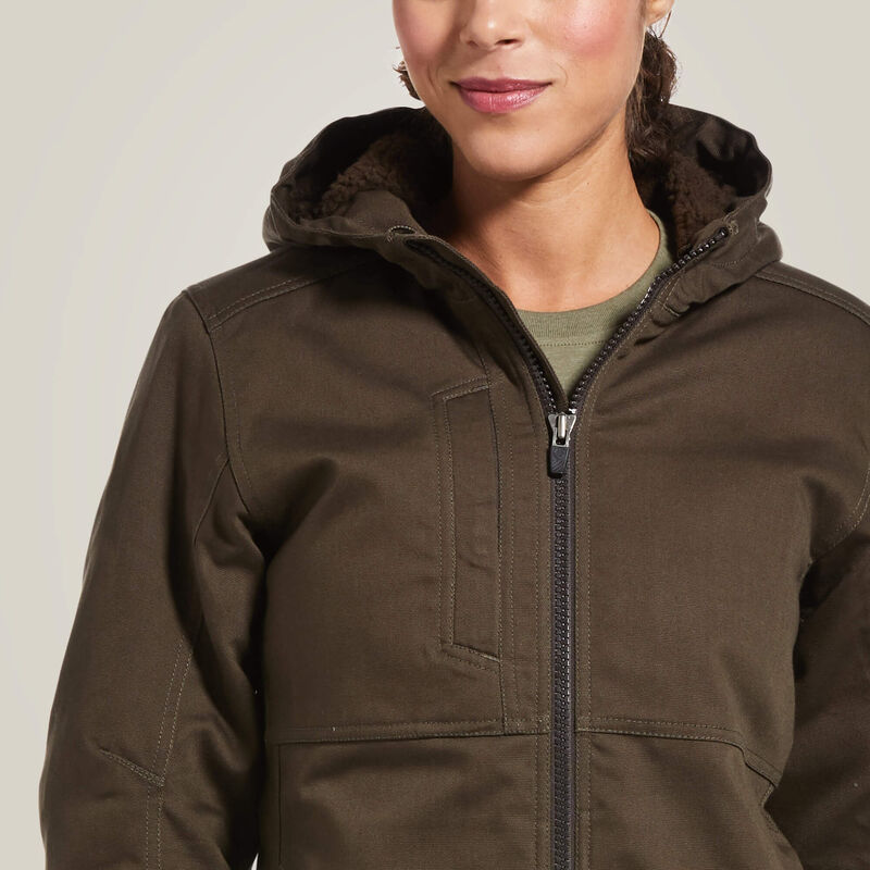 Ariat Wms Rebar Duracanvas Insulated Jacket Wren - Winter Clearance