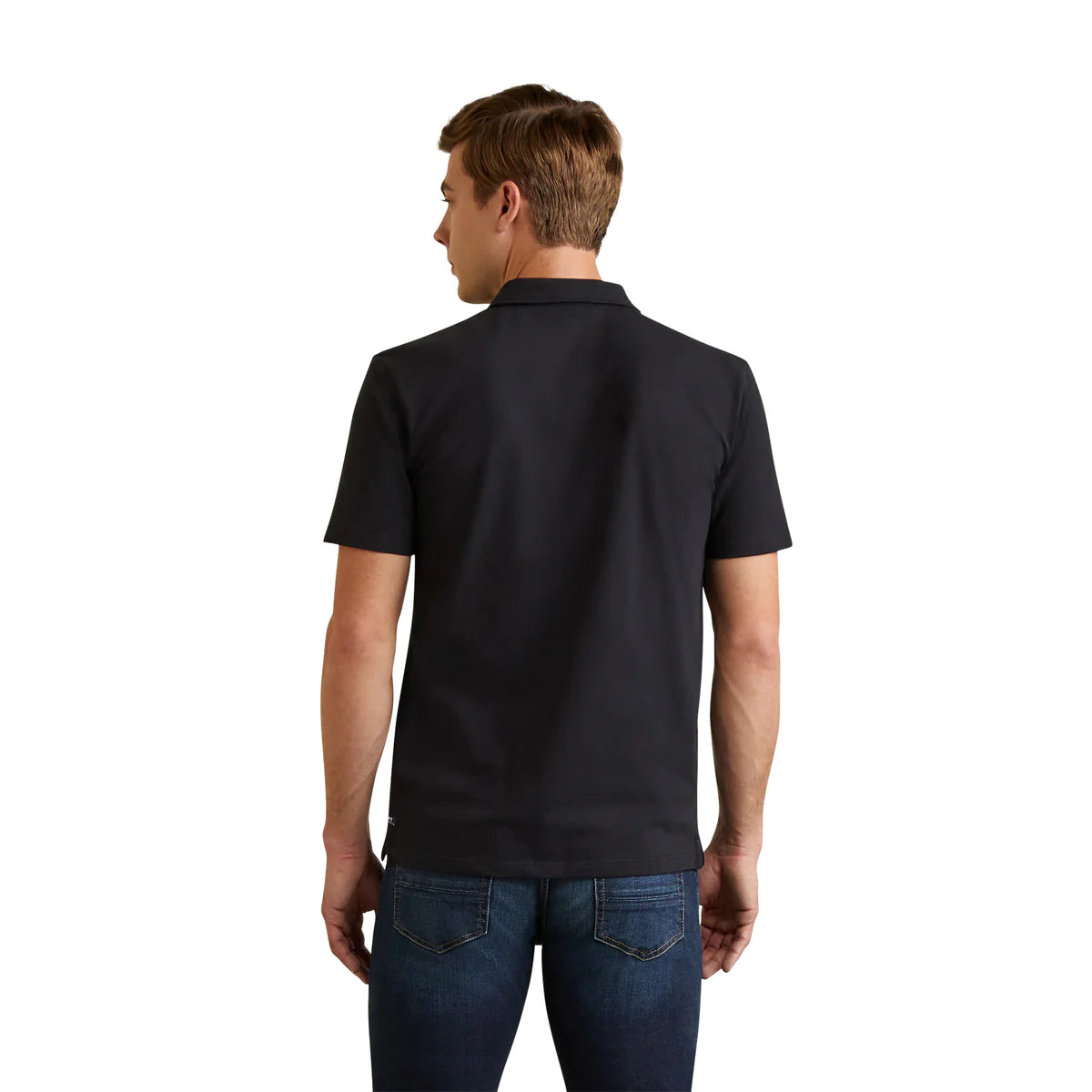 Ariat Mns Medal Polo Black