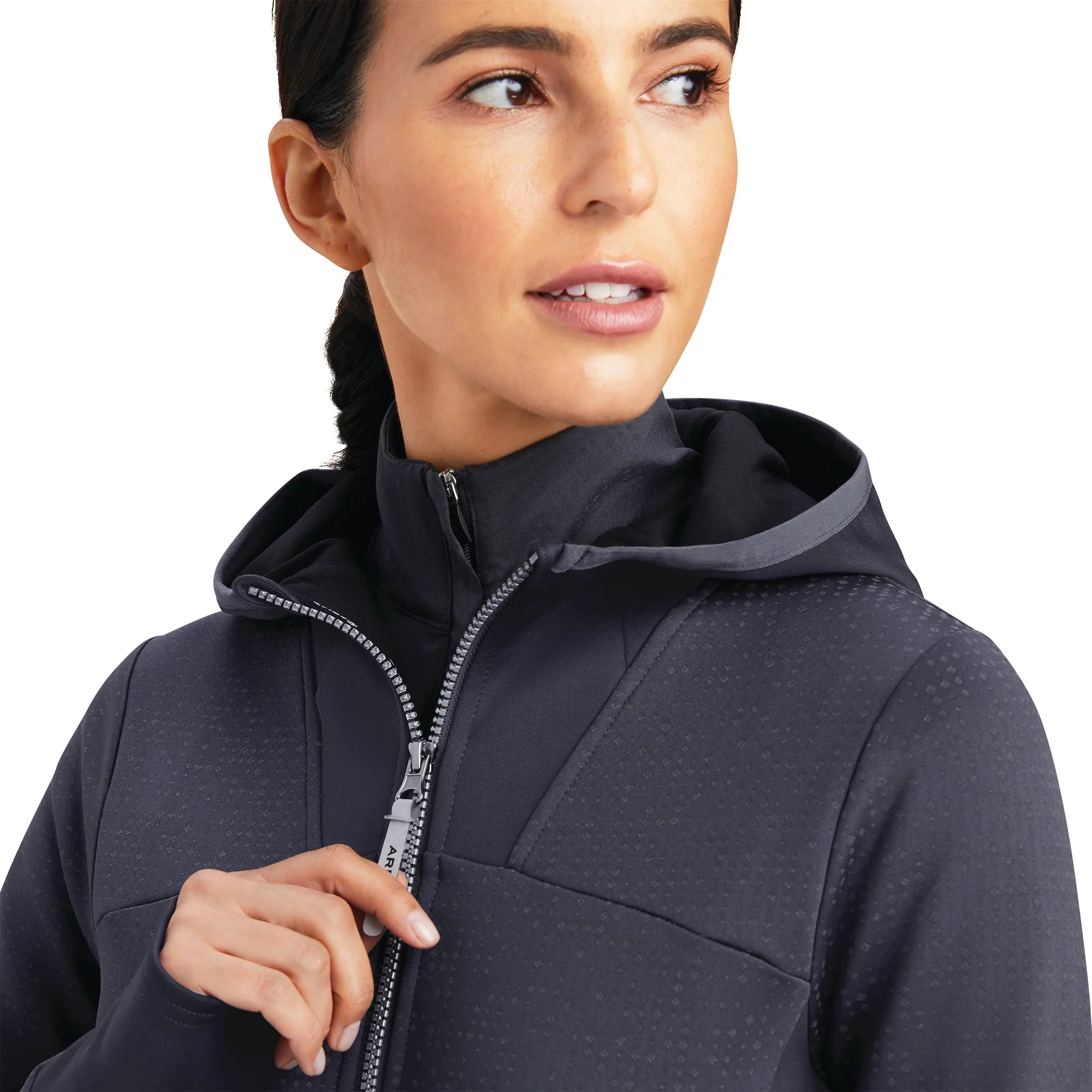 Ariat Wms Lumina Full Zip Sweatshirt Ebony - Winter Black Friday Sale