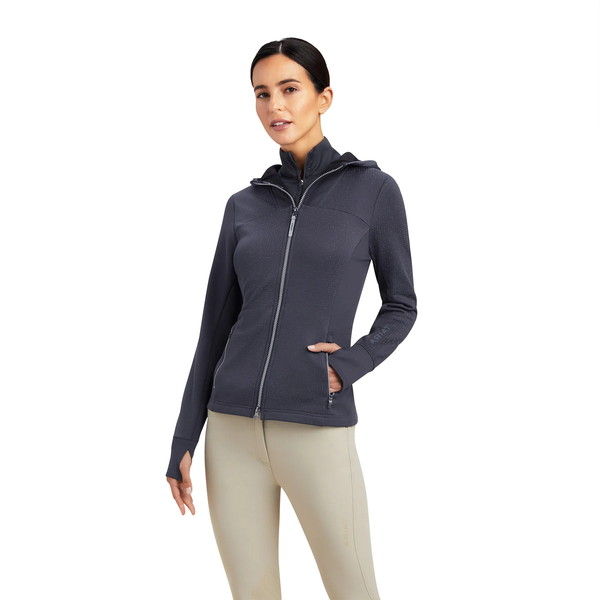 Ariat Wms Lumina Full Zip Sweatshirt Ebony - Winter Black Friday Sale