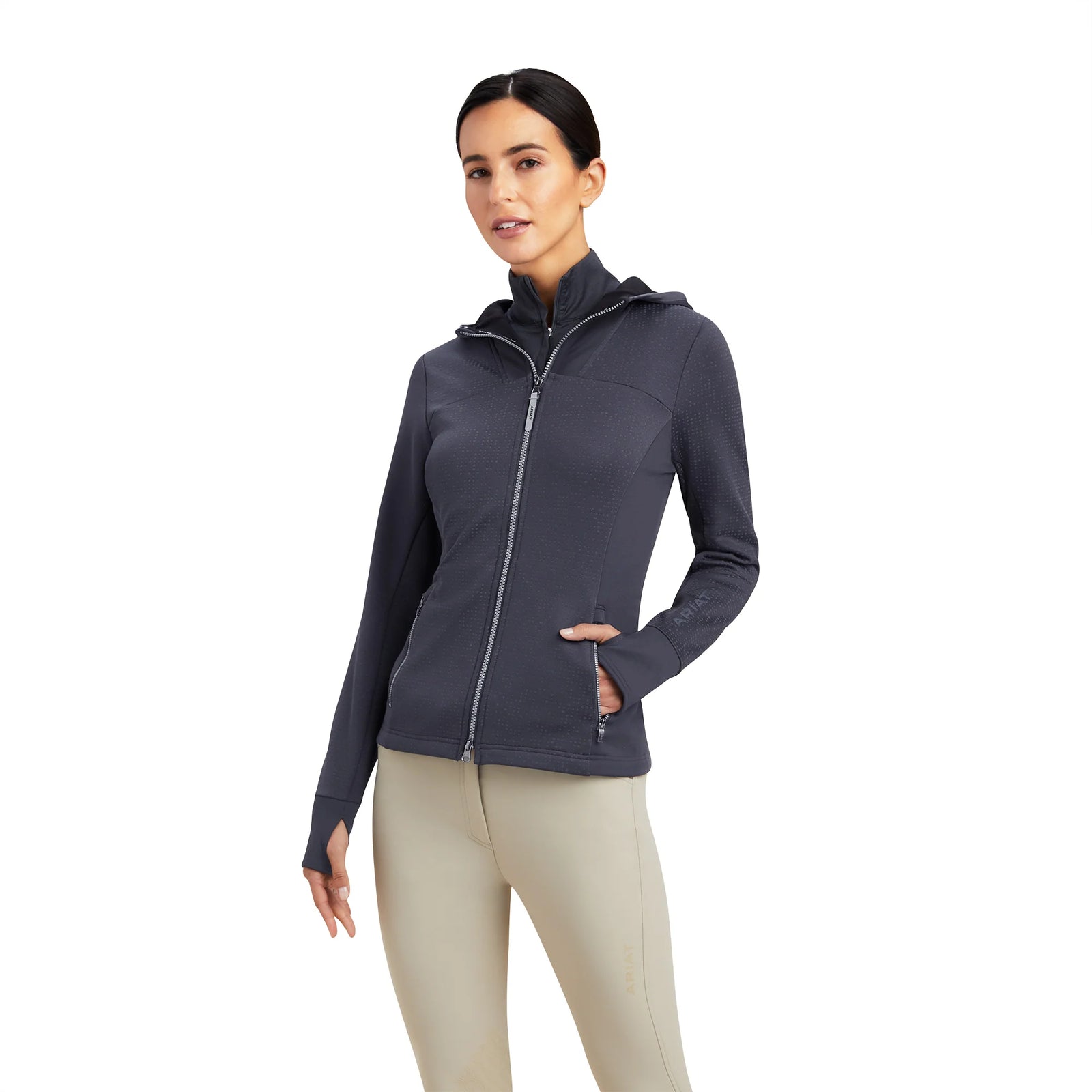 Ariat Wms Lumina Full Zip Sweatshirt Ebony - Winter Black Friday Sale