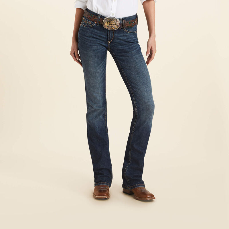 Ariat Wmns REAL Mid Rise Boot Cut Amora Pasadena - Easter Special