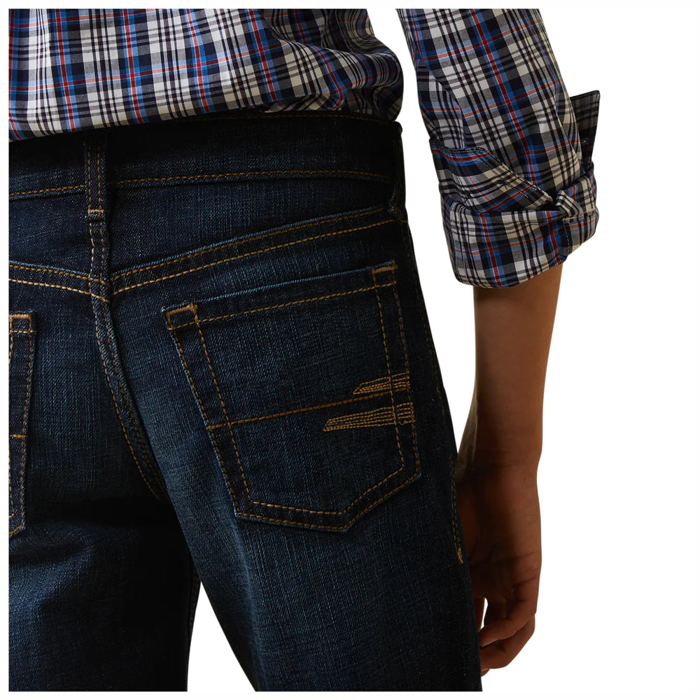 Ariat Bys B5 Straight Leg Treven Mineral Blue Wash