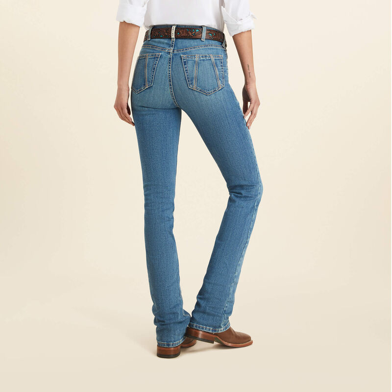 Ariat Wmns REAL High Rise Boot Cut Charlee Delaware - Easter Special
