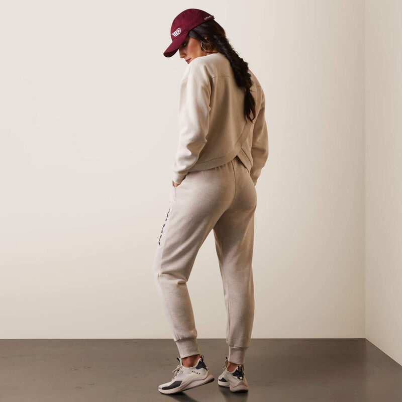Ariat Wms REAL Jogger Oatmeal Heather