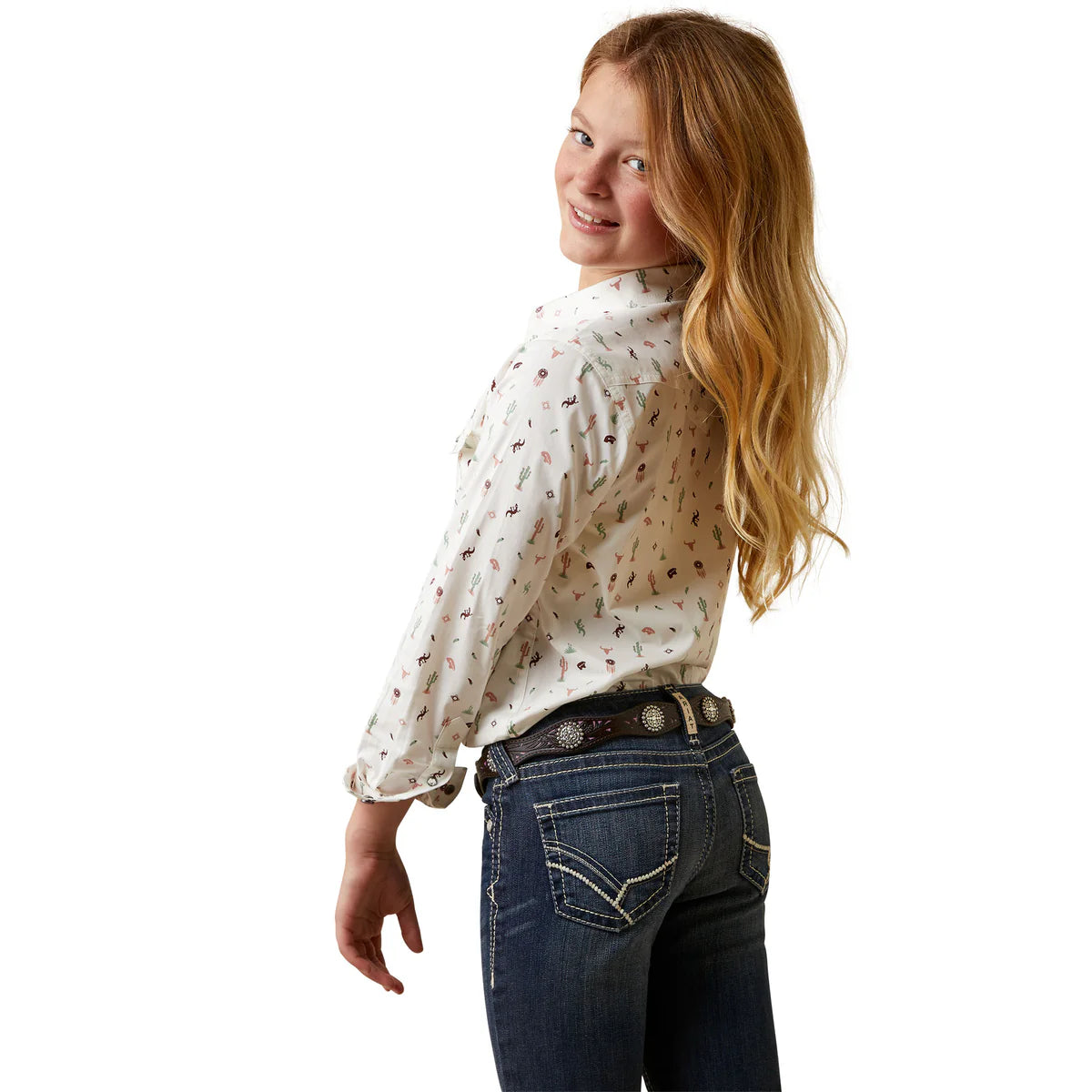 Ariat Gls Santa Fe LS Shirt Multi - Summer Clearance
