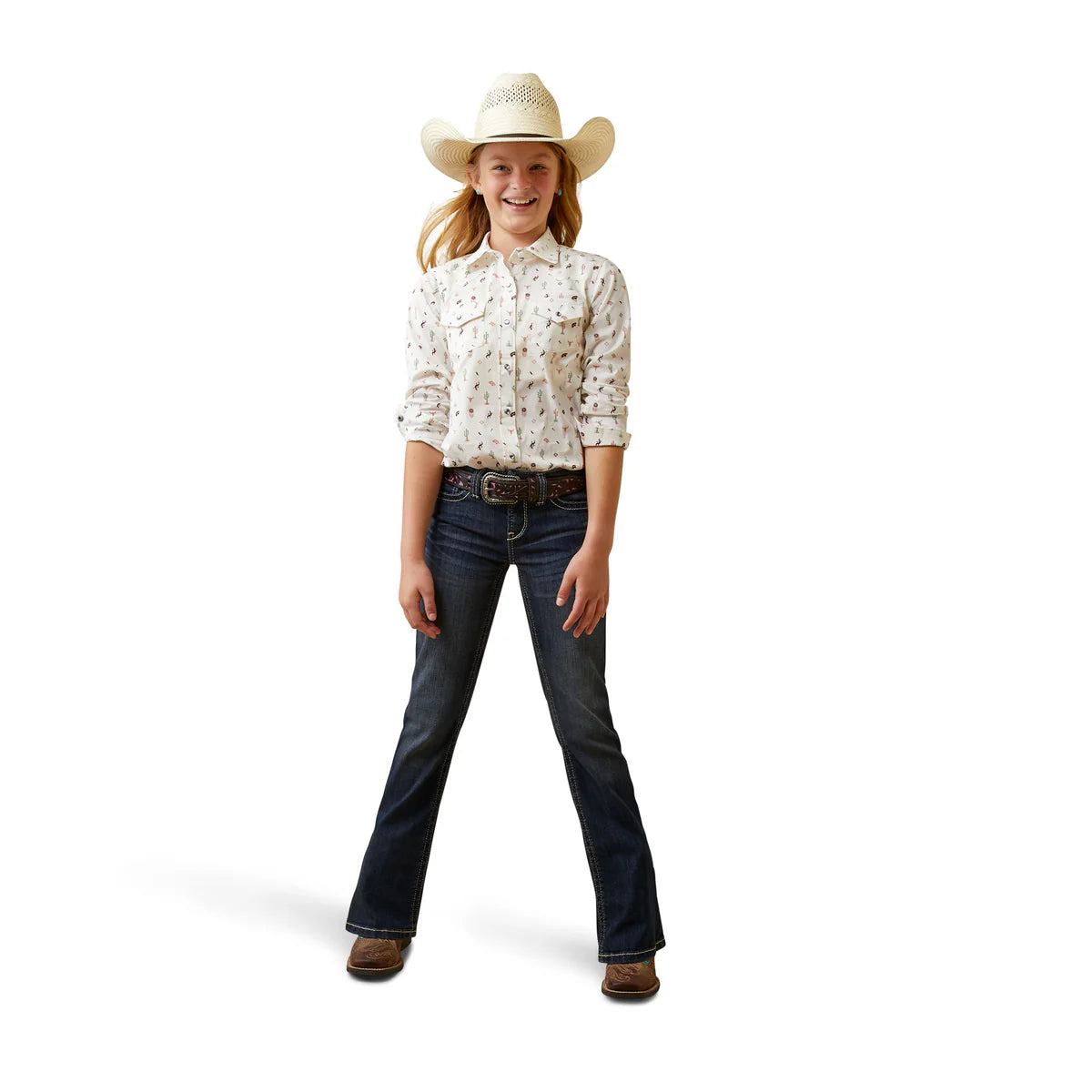 Ariat Gls Santa Fe LS Shirt Multi - Summer Clearance