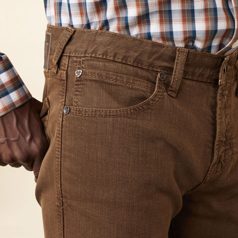 Ariat Mns M7 Straight Leg Grizzly Peat