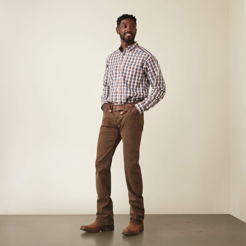 Ariat Mns M7 Straight Leg Grizzly Peat