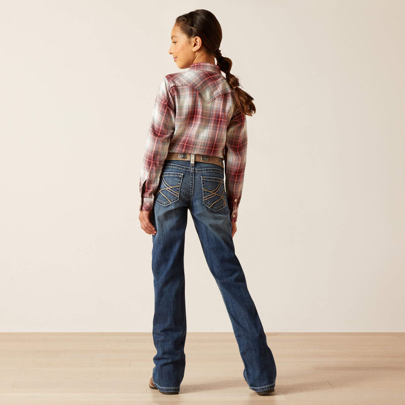 Ariat Gls REAL Boot Cut Everlee Chill Blue