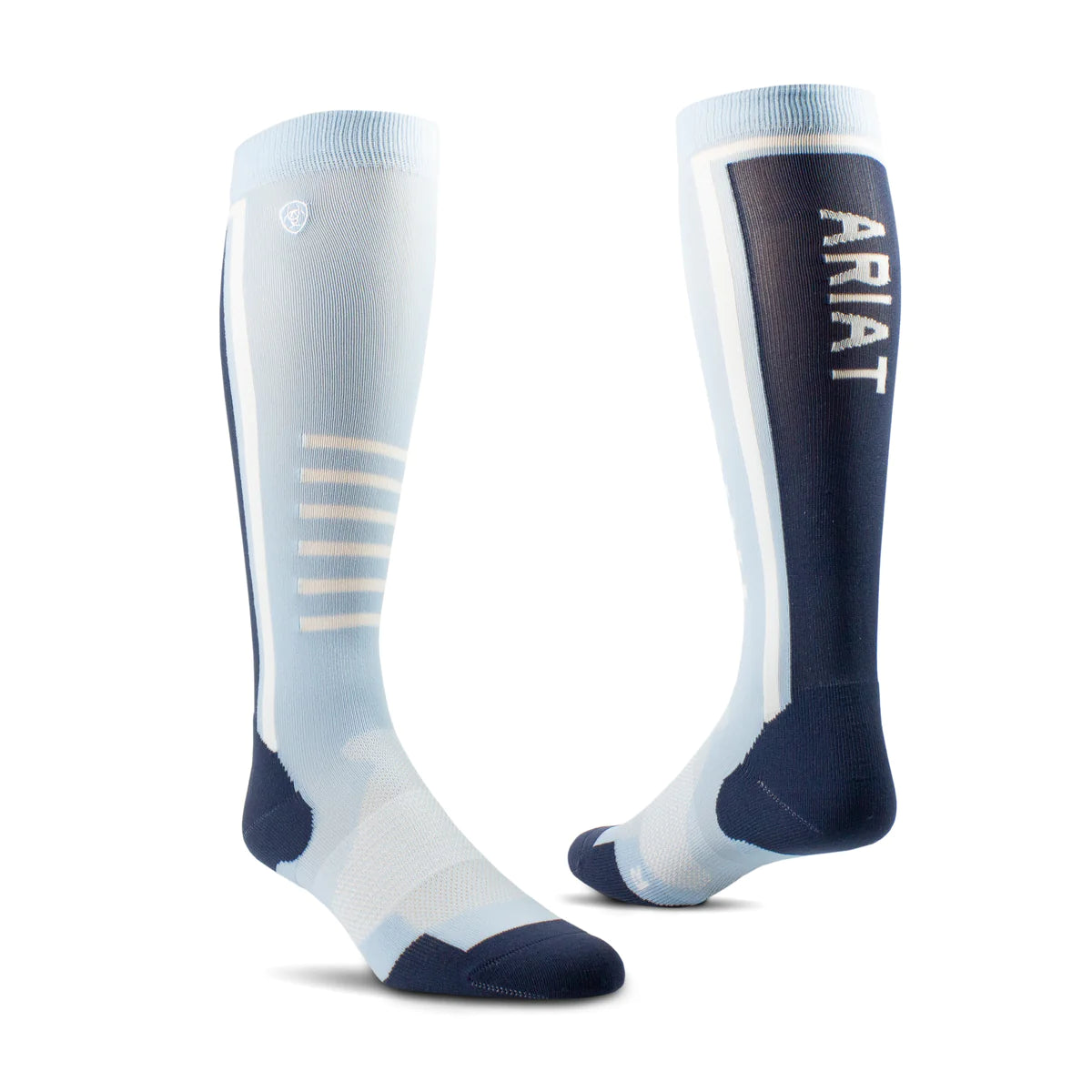 Ariat Uni Ariattek Slimline Performance Socks Cote DAzur/Sargasso Sea