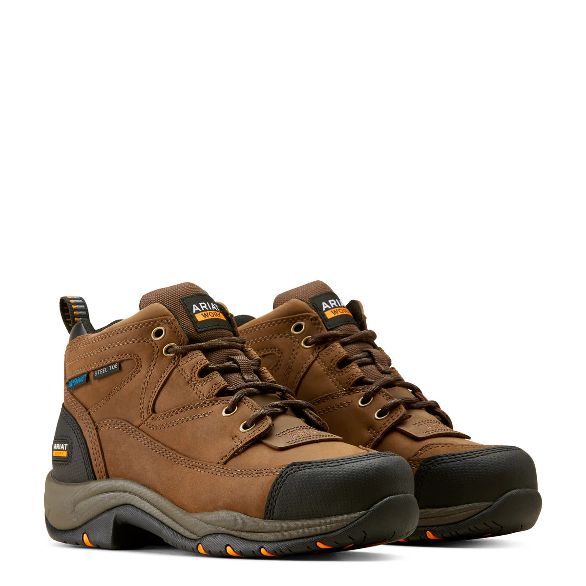 Ariat Wms Duraterrain H2O Steel Toe Distressed Brown