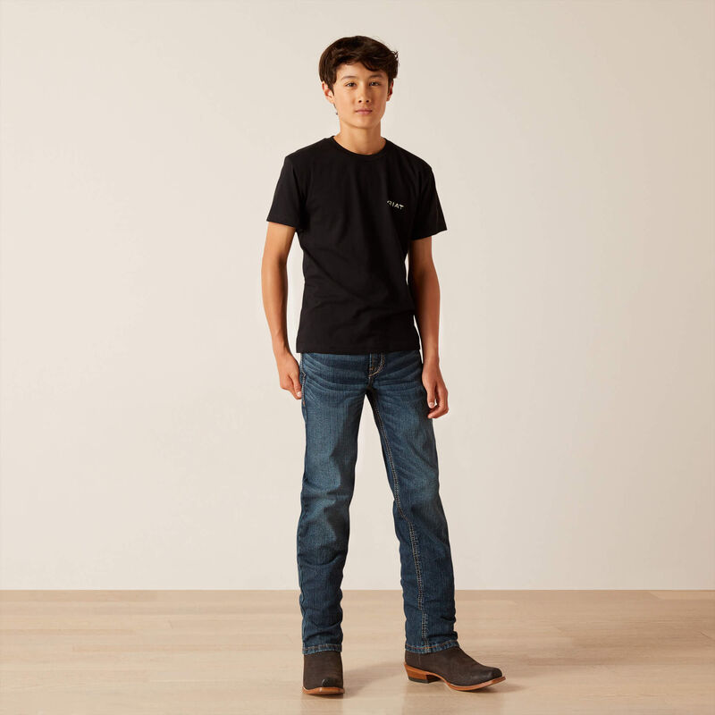 Ariat Bys SW Cacti SS T Shirt Black