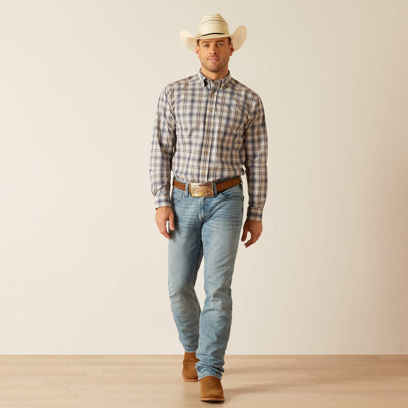 Ariat Mns Pro Dash LS Shirt Navy - EOFY Sale