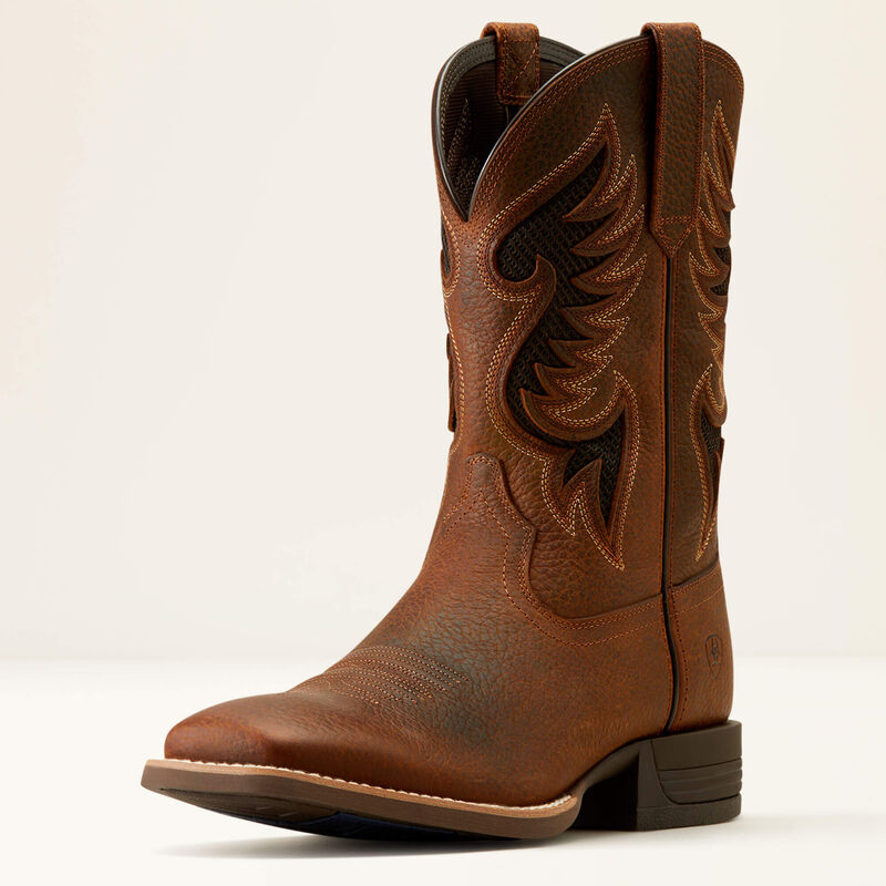 Ariat Mns Cowpuncher Venttek Brown Oiled Rowdy