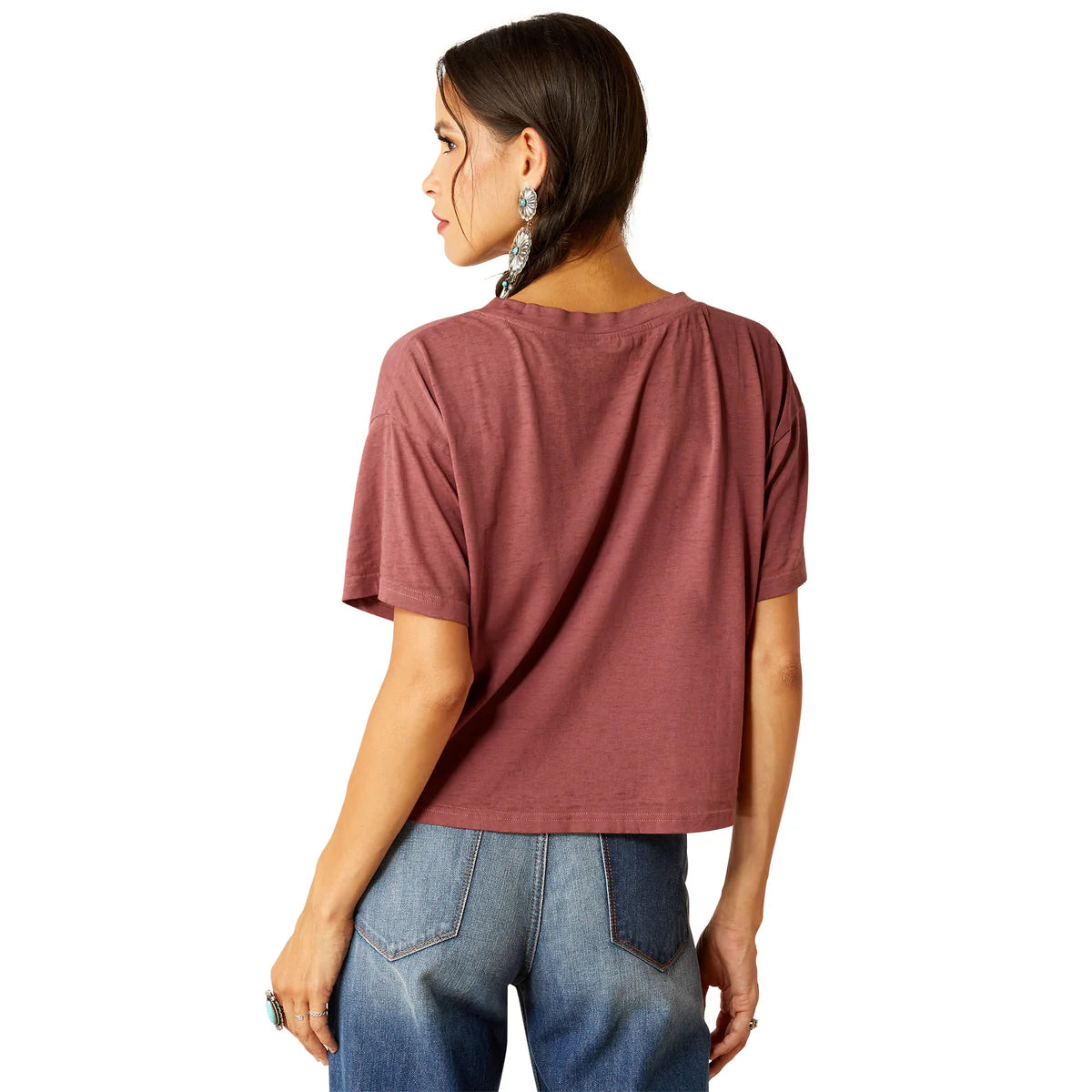 Airat Wms Buffalo Territory Cropped SS Tee Wild Ginger - Black Friday Sale